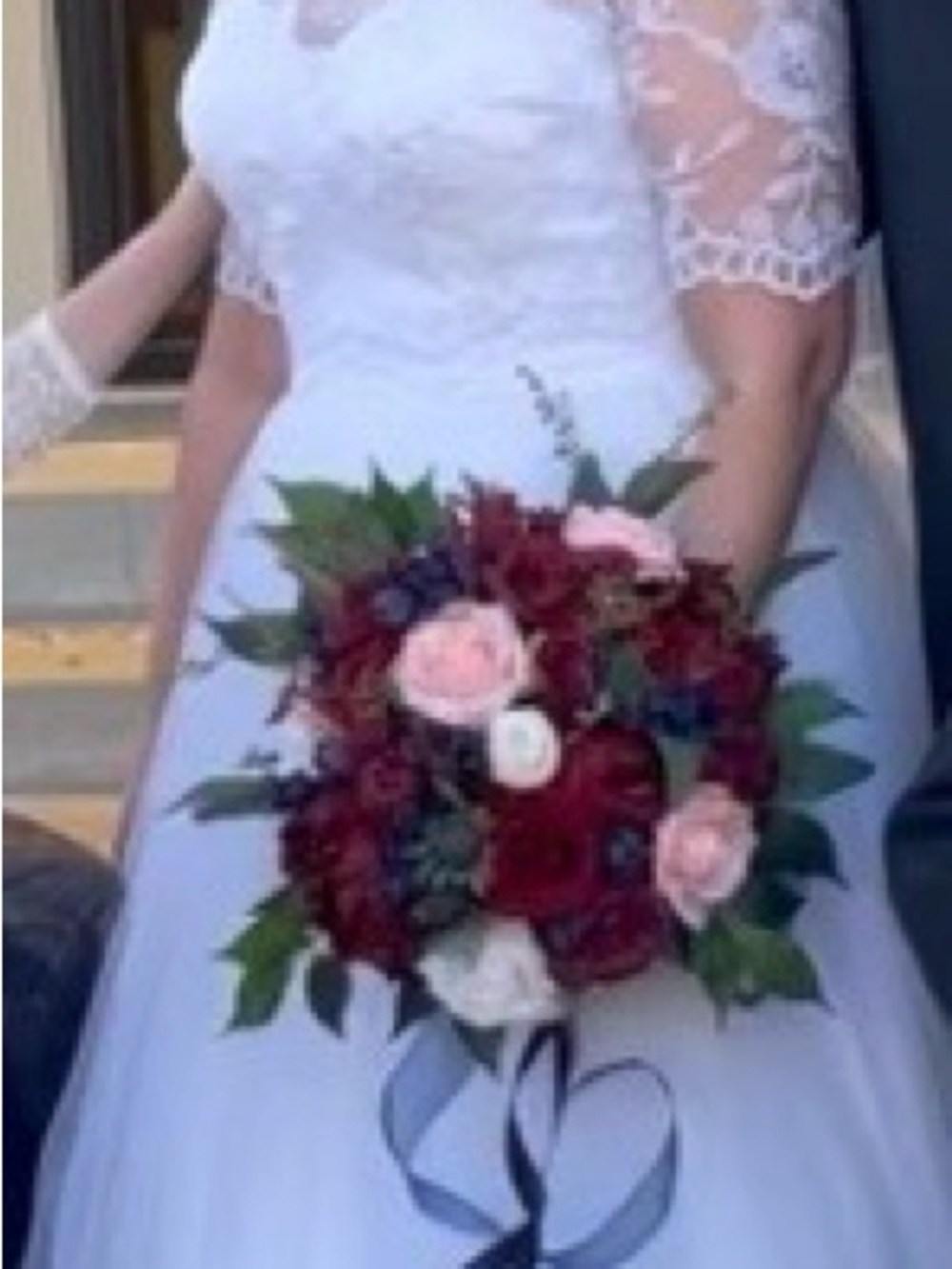 David's Bridal Wedding Dress - Style WG3802- Size 10 - White